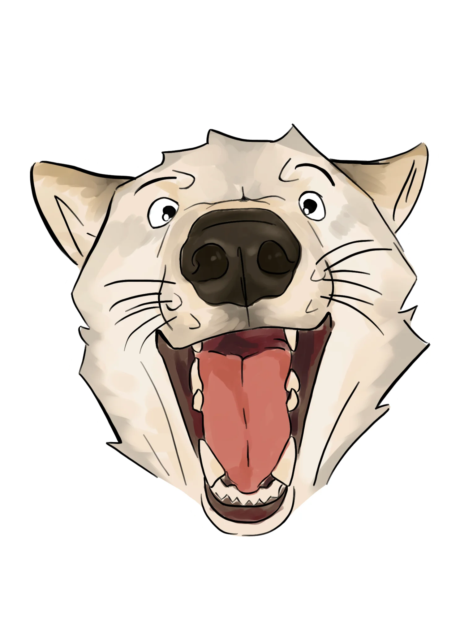 Smiley Wolp Sticker product image (1)