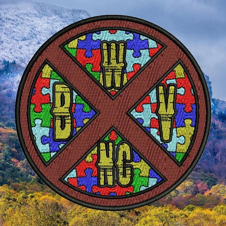 WNC Autism Awareness patch product image (1)