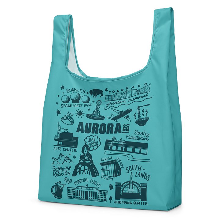 Aurora Landmarks Shopping Bag product image (2)