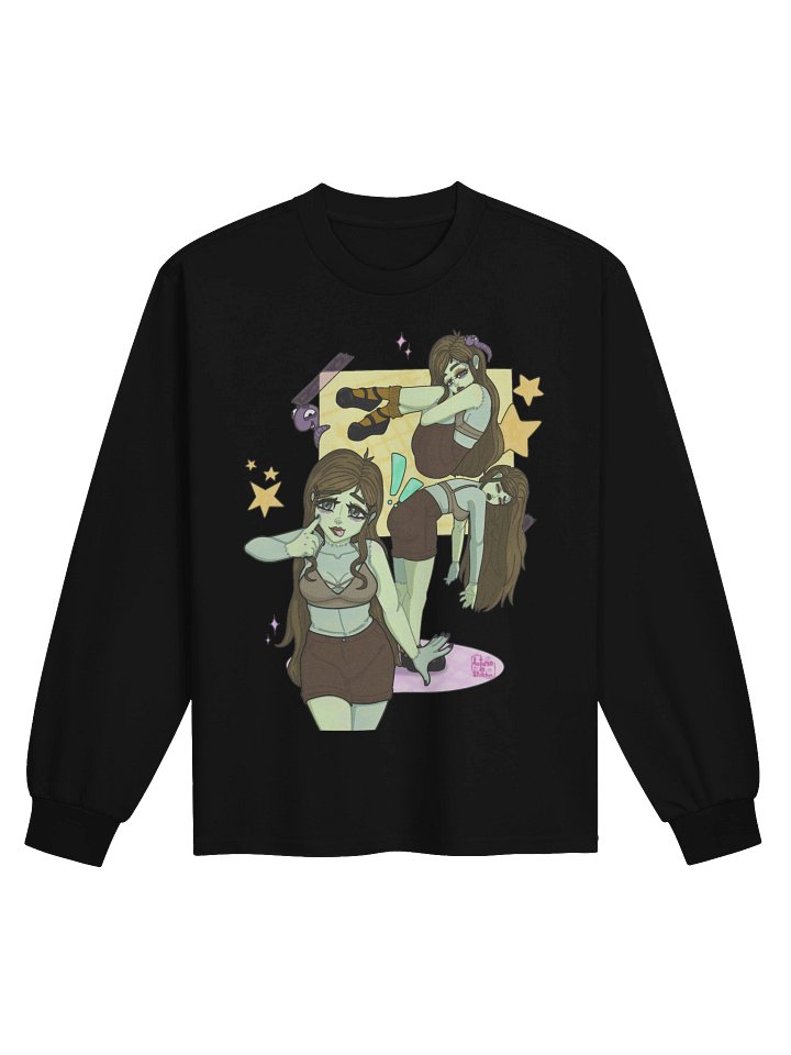 Autumninstitches poses design AS Colour Unisex Premium Heavyweight Long Sleeve Shirt by AS Colour product image (1)