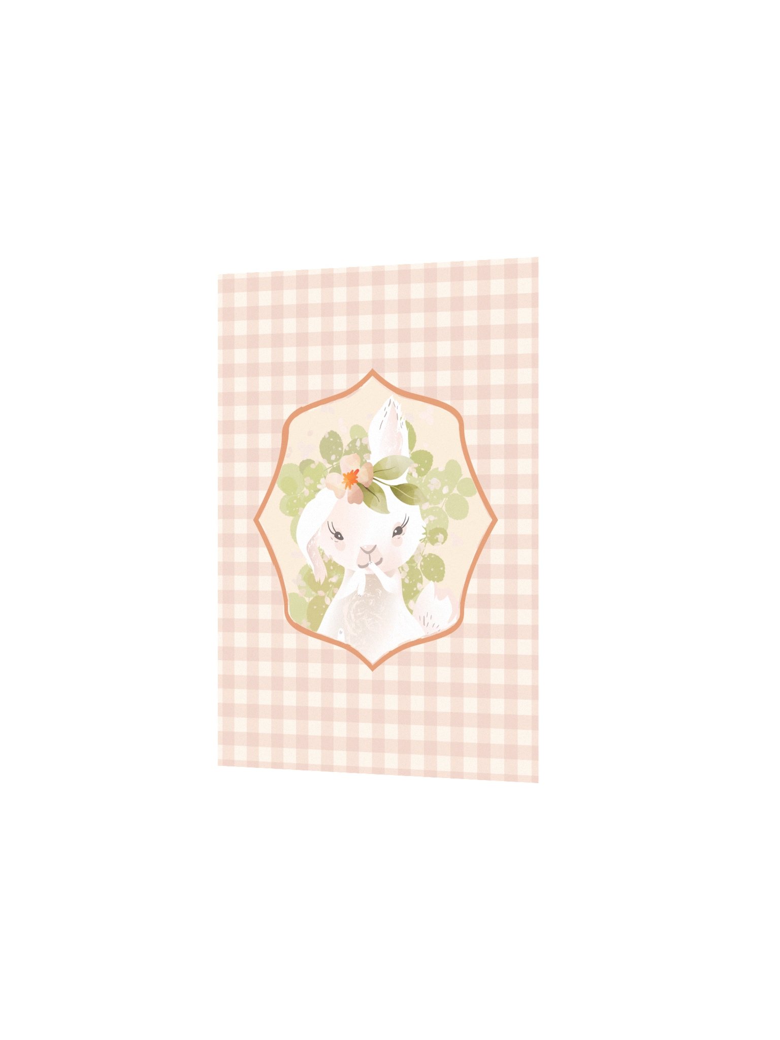 Sweet Cheeky Rabbit Gingham Print product image (3)