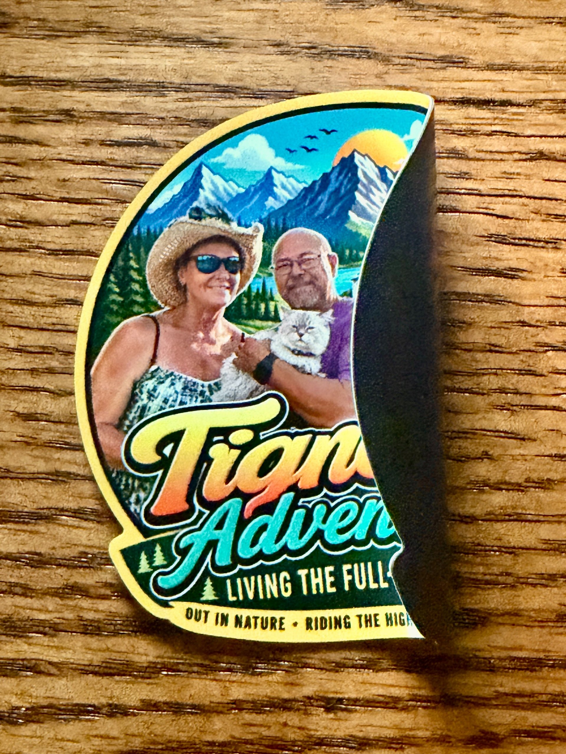 Tigner Adventures Full-Time RV Life Sticker and Magnet product image (4)