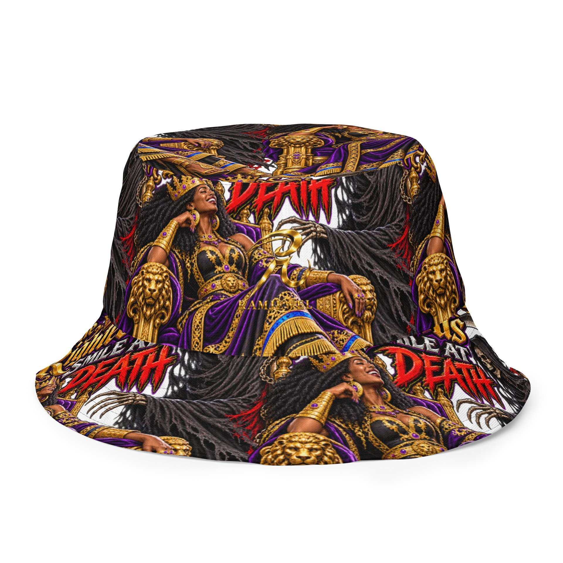 The Righteous Smile at Death Reversible Bucket Hat product image (1)