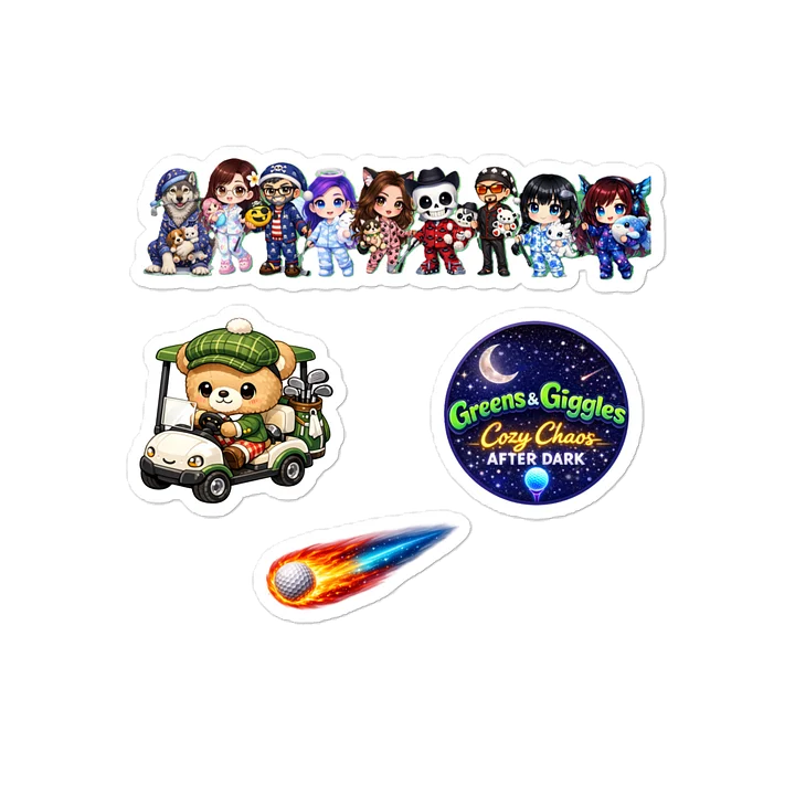 Greens & Giggles Die-Cut Stickers product image (1)