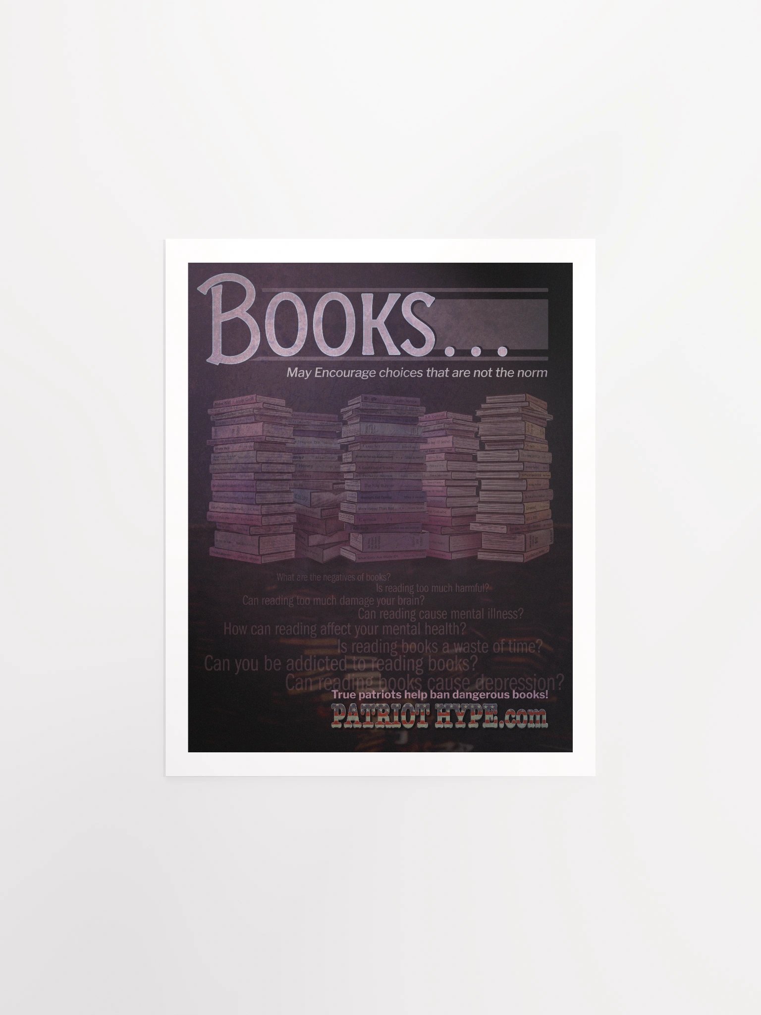 Poster: Patriot Hype - Books product image (1)