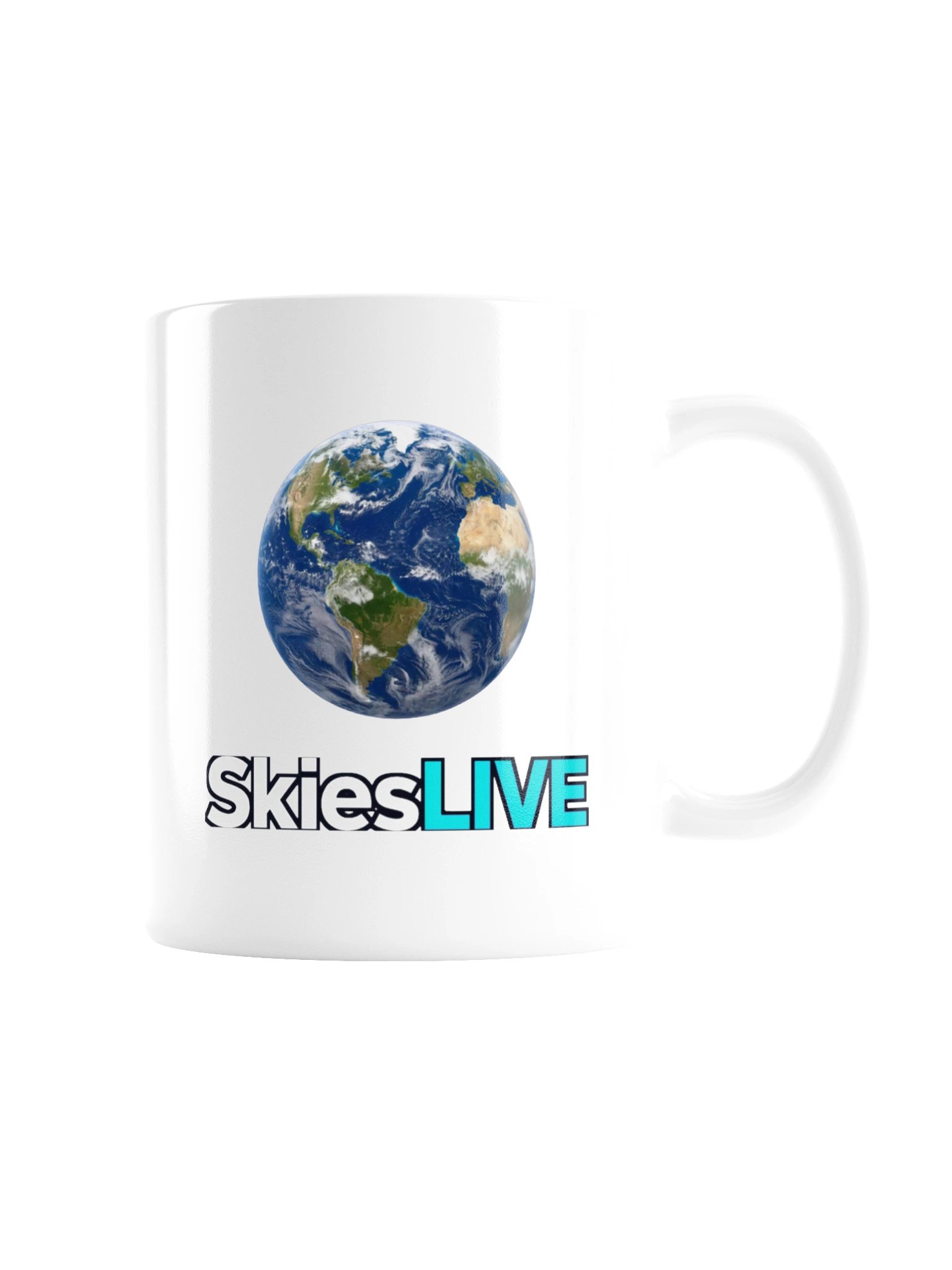 SkiesLIVE Earth Mug (White) product image (3)
