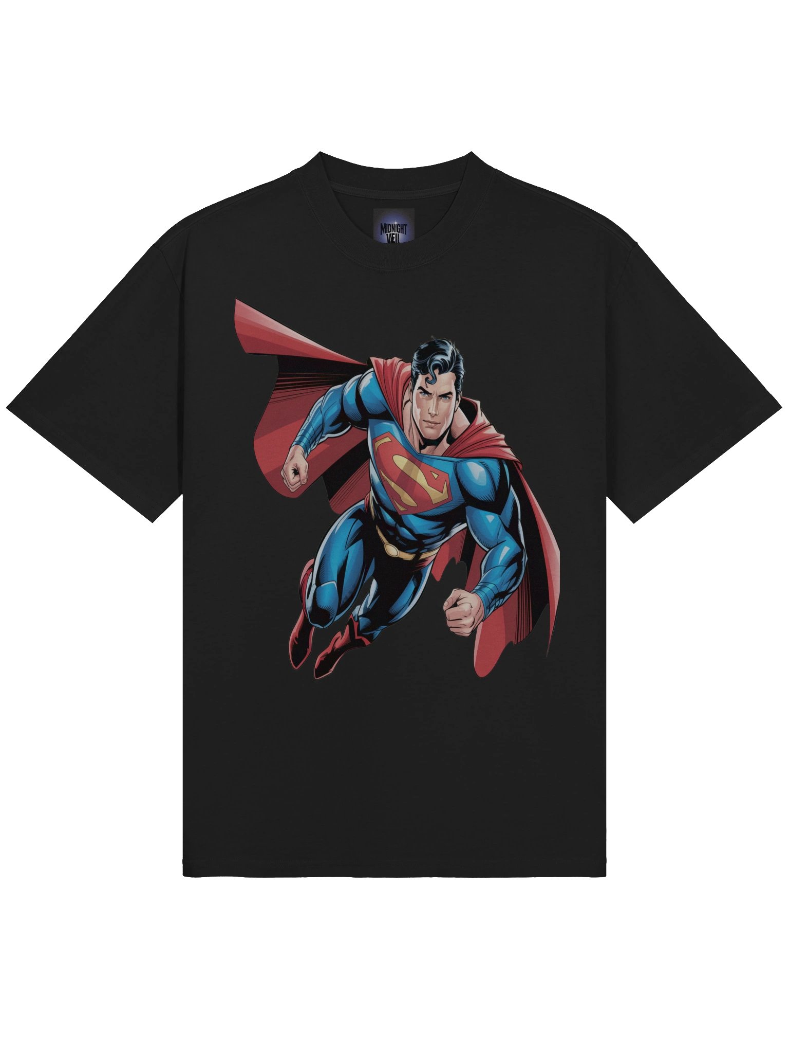 Superman Shadow Soar Oversized Faded T-Shirt product image (5)