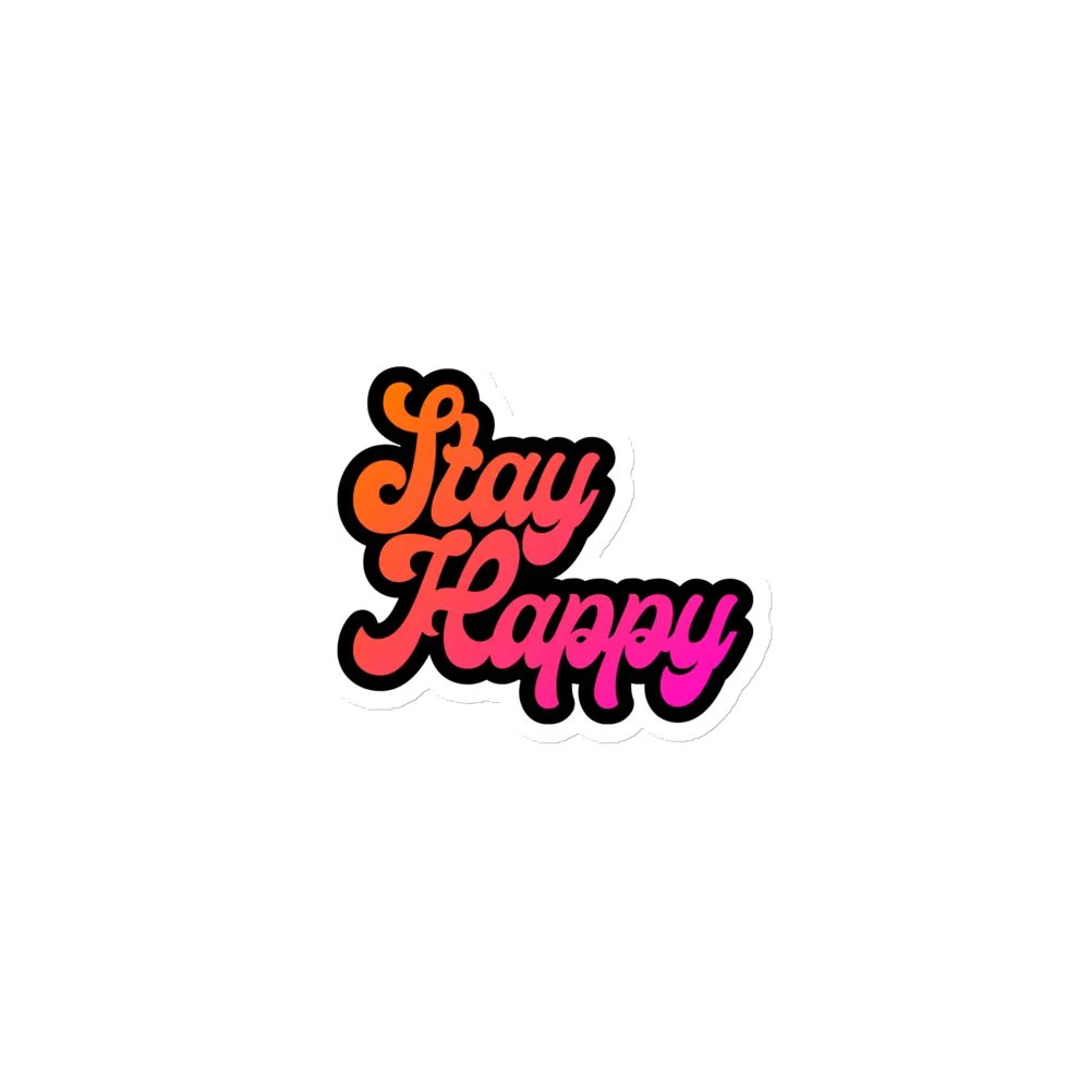 Stay Happy Magnet product image (1)