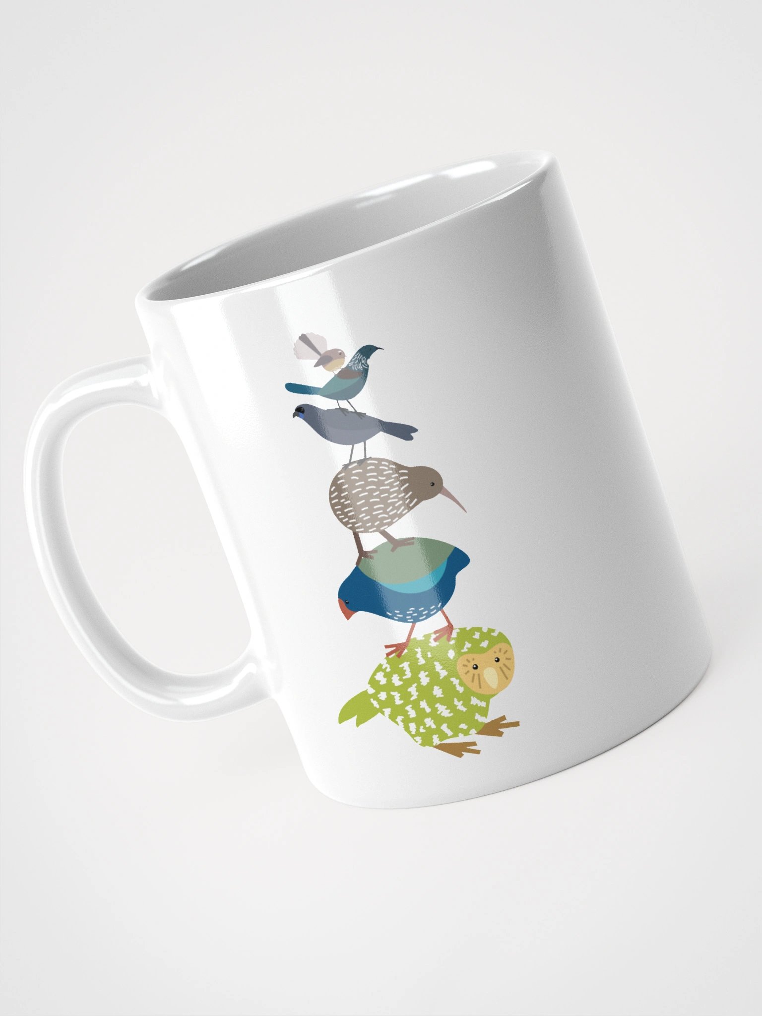 Stacked New Zealand Birds Mug product image (4)