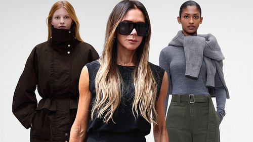 Gap x Victoria Beckham - Fall Drop, Prices and DatesBeckham’s new Gap collection puts knit necklines, oversized coats and rev...