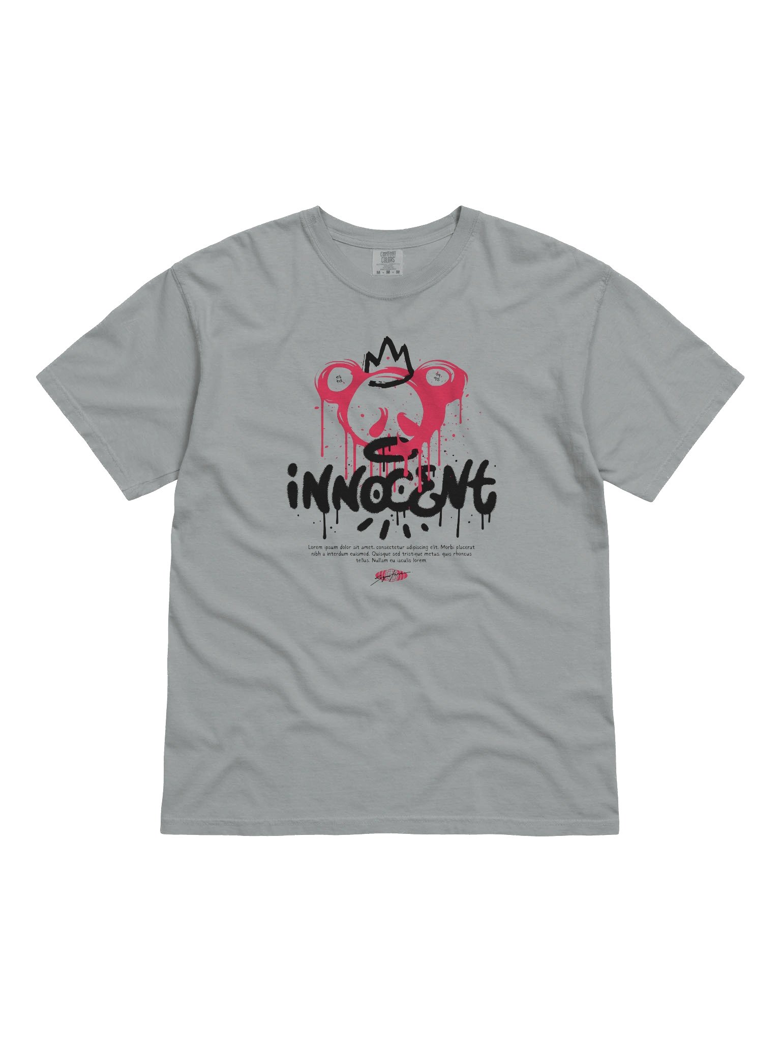 Pink Drip Abstract T-Shirt product image (2)