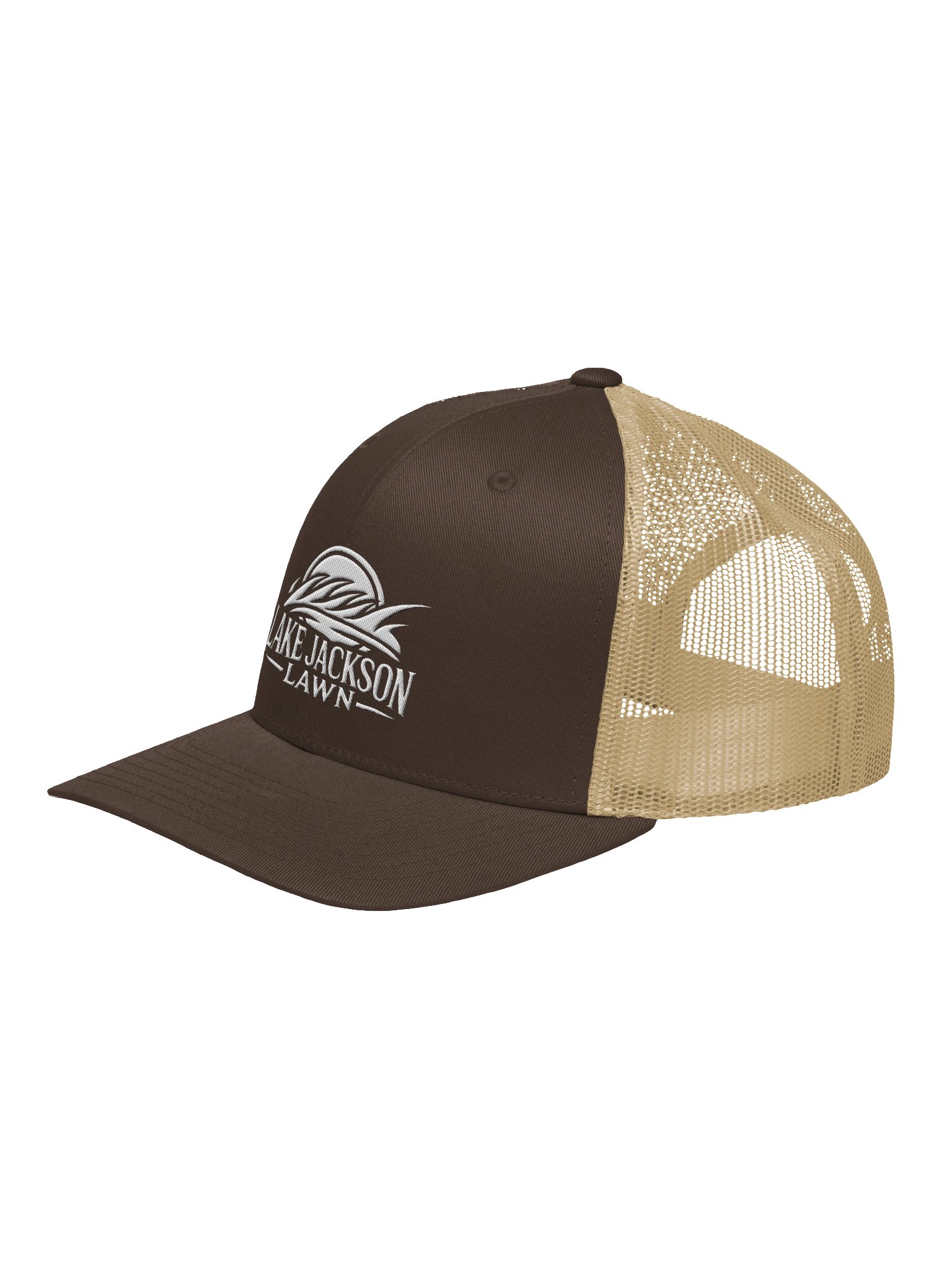Lake Jackson Lawn Brown/Khaki Trucker Hat product image (2)