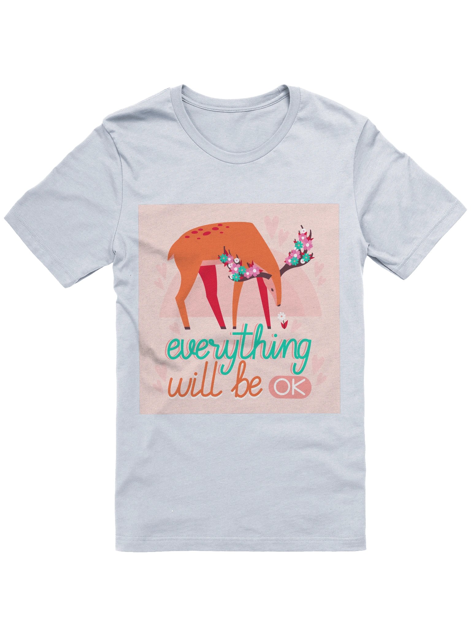 Everything Will Be OK Shirt | Positive Quote Graphic Tee product image (2)