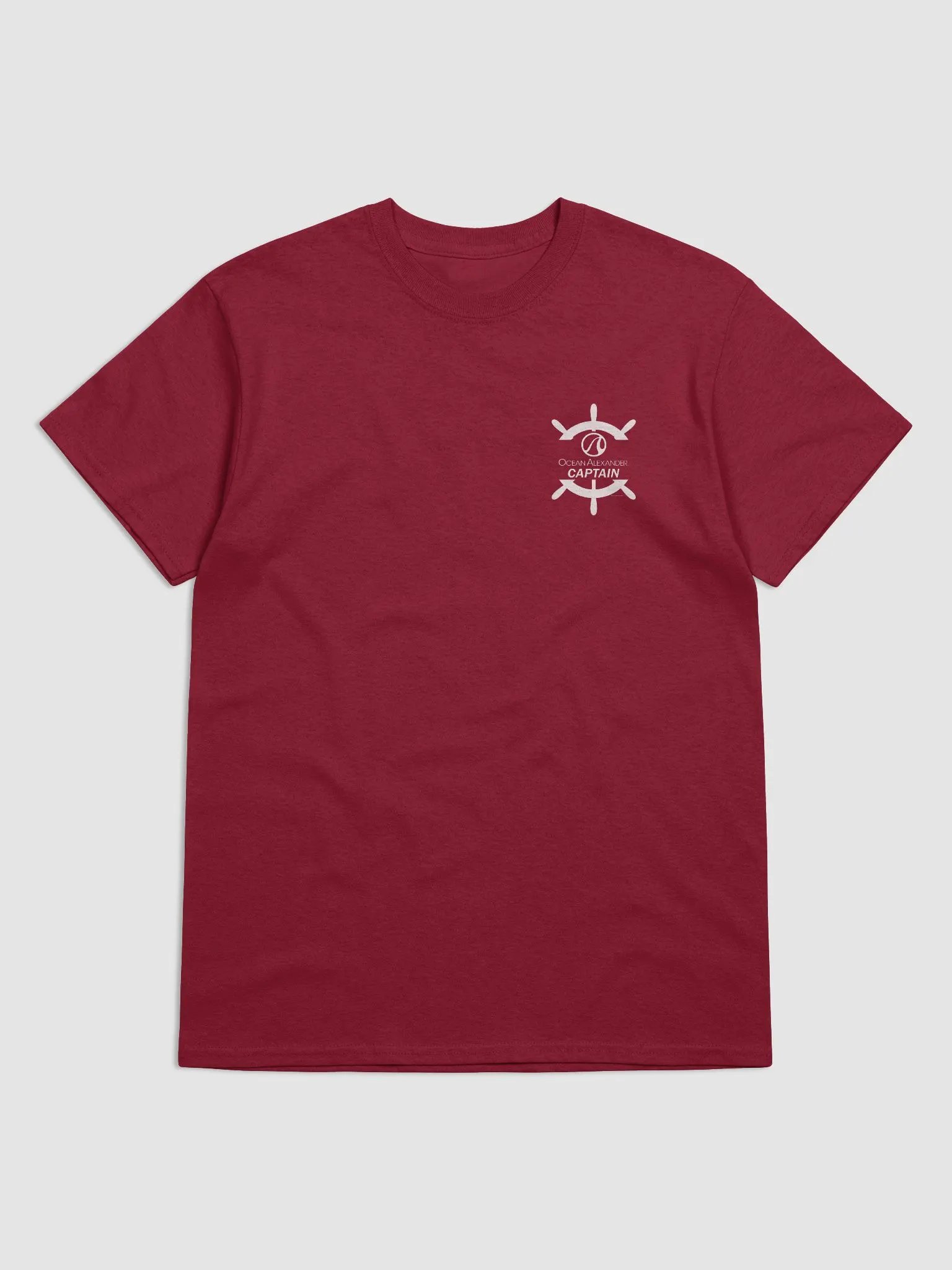 Ocean Alexander Captain - T-Shirt - Dark Shirt w/White Logo product image (3)