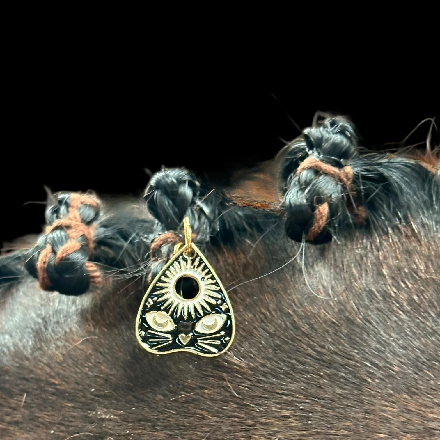 Cat Cloche Whinny Winners Braid and Bridle Charms for Horses | Little Shop of Ponies product image (2)