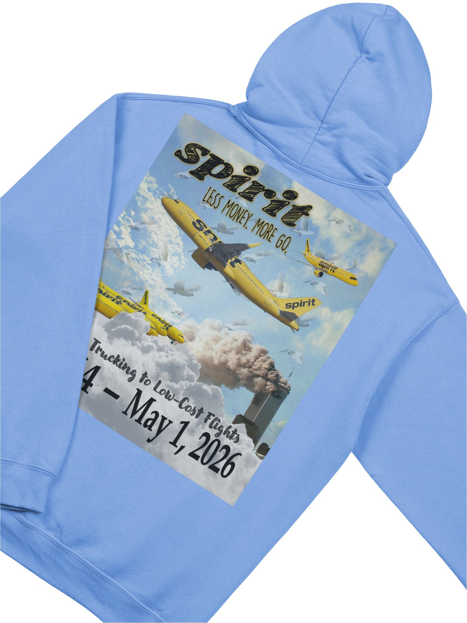 NEVER FORGET SPIRIT AIRLINES 🙏🏾🕊️✨ — HOODIE (LIGHT + FULL) product image (21)