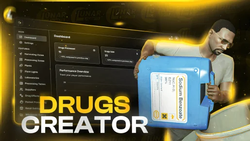 [QB/ESX/QBOX] FIVEM DRUGS CREATOR SCRIPT product image (1)