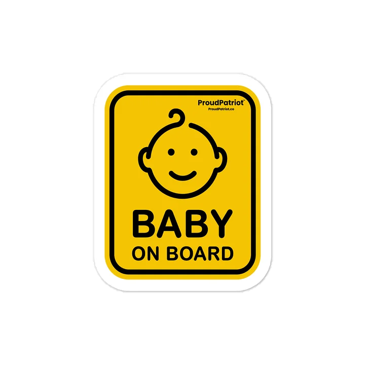 Baby On Board Vinyl Sticker product image (1)