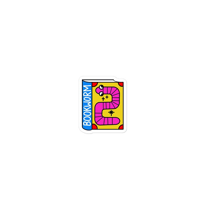 TRASH BADGE: Bookworm - Sticker product image (2)