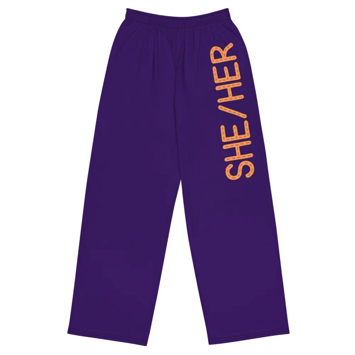 SHE/HER Pronoun Pants product image (1)