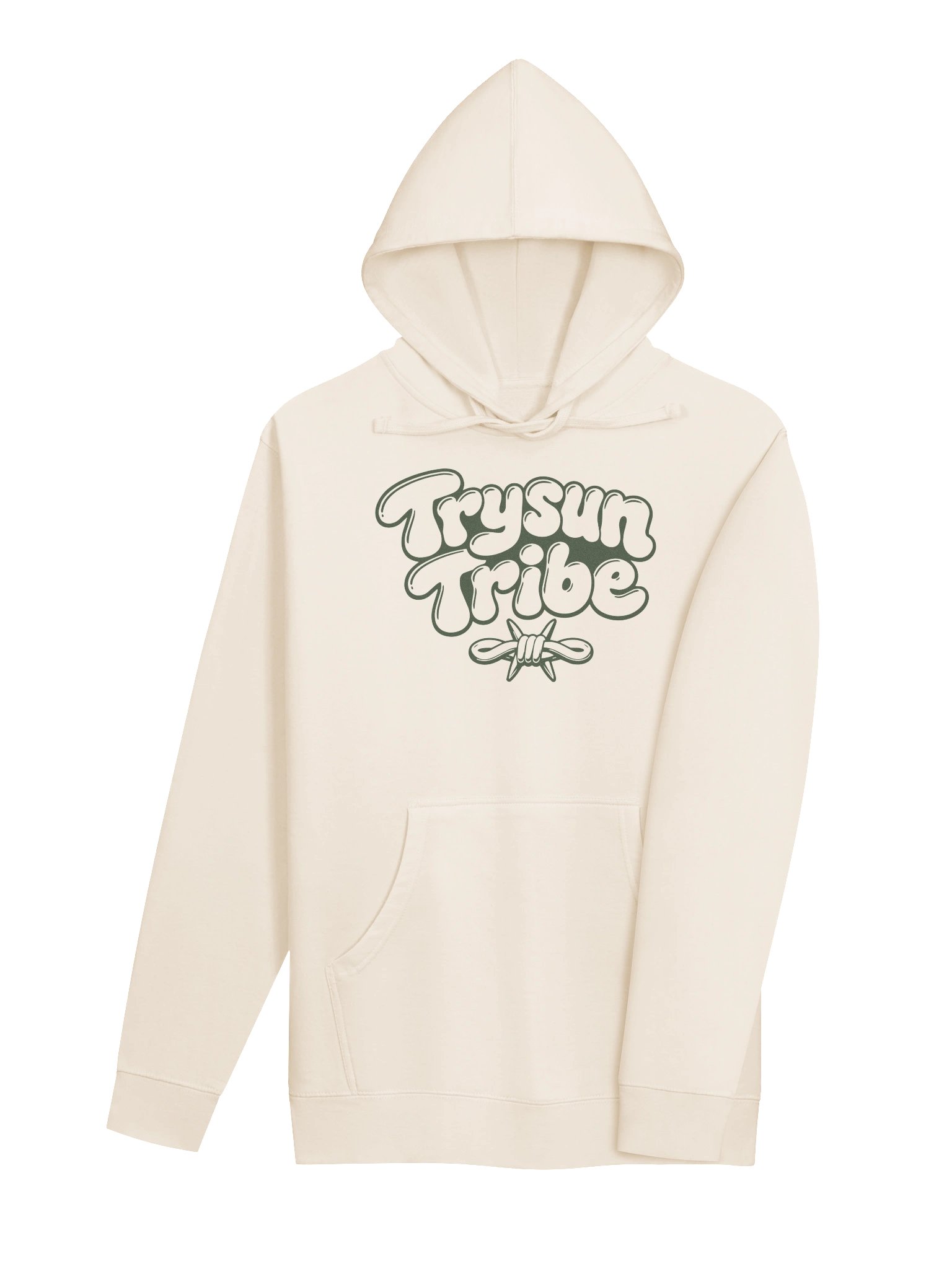 Trysun Tribe Bubble Hoodie Bone and Olives product image (4)