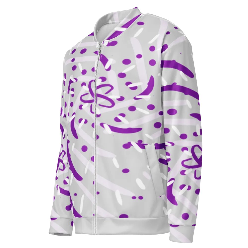 Midnight Swirl Women's Bomber Jacket product image (3)