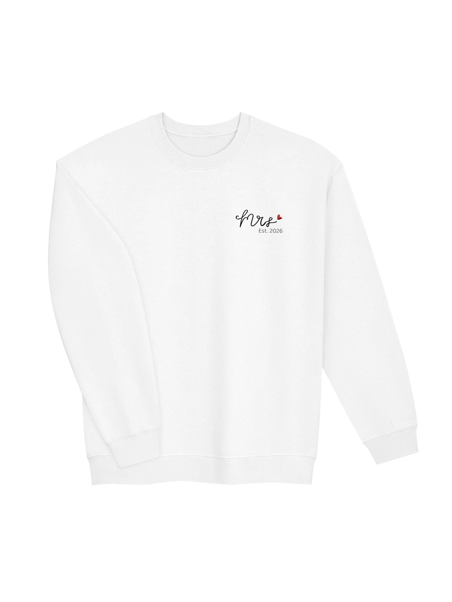 Mrs. 2026 Embroidered Crewneck Sweatshirt product image (3)