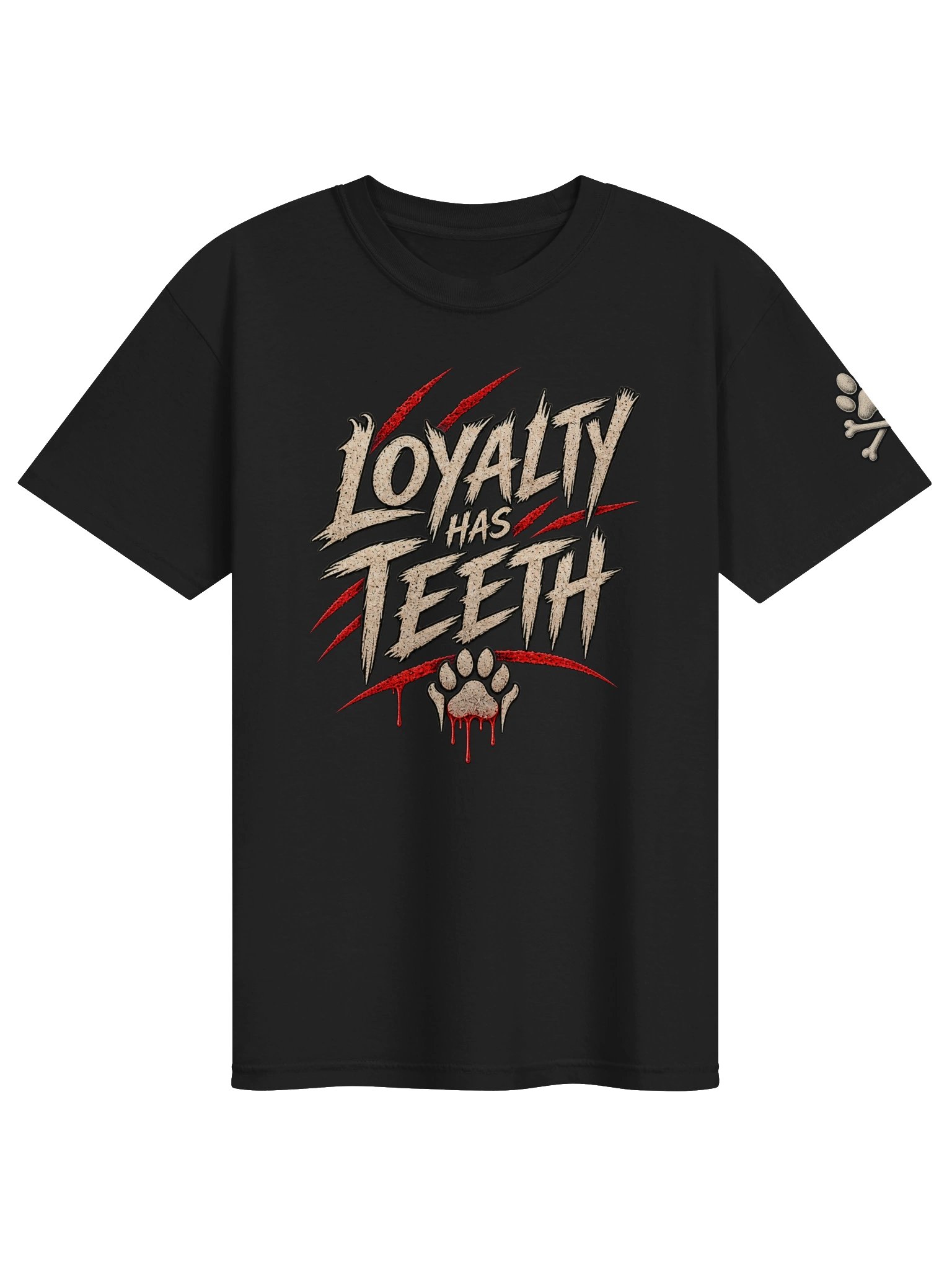 Loyalty Has Teeth Dog Lover Graphic Tee product image (2)