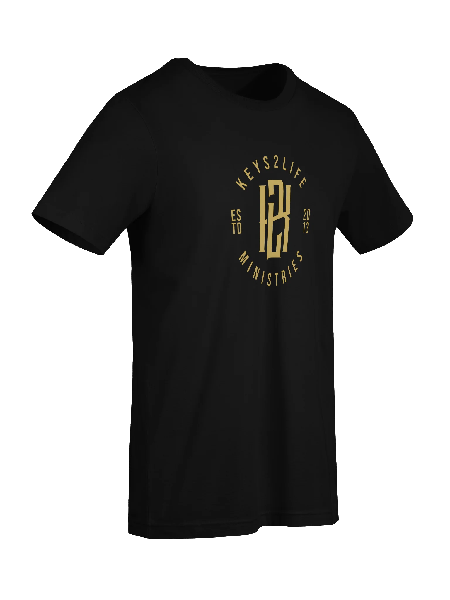 Keys2Life Ministries Gold Monogram Tee product image (62)