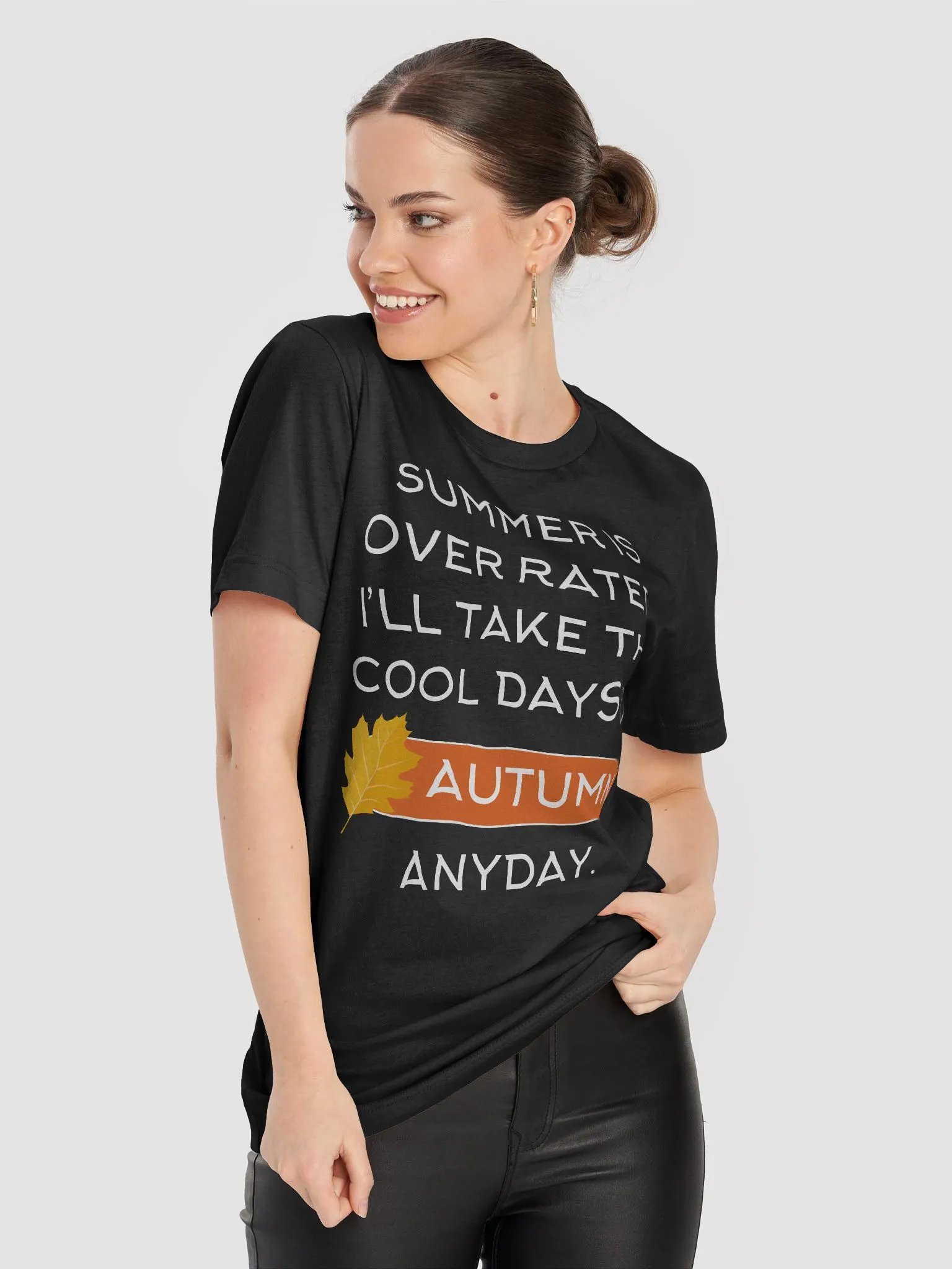 🍂 Summer is Overrated, I'll Take the Cool Days of Autumn T-Shirt | Funny Fall Season Shirt | Cozy Autumn Lover Tee product image (54)