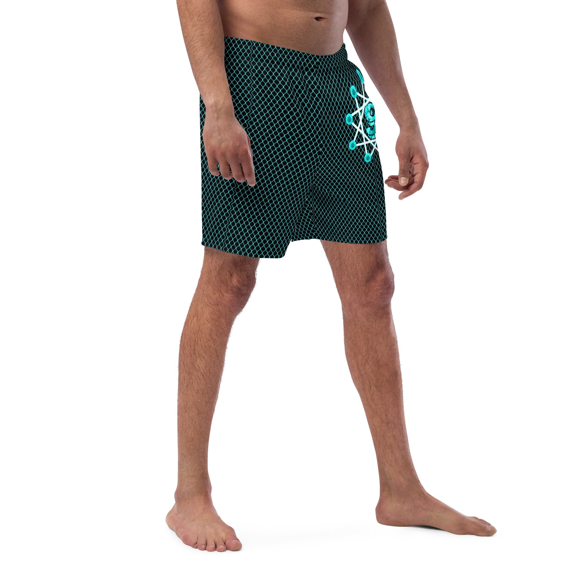 Blue Link Swim Trunks product image (3)