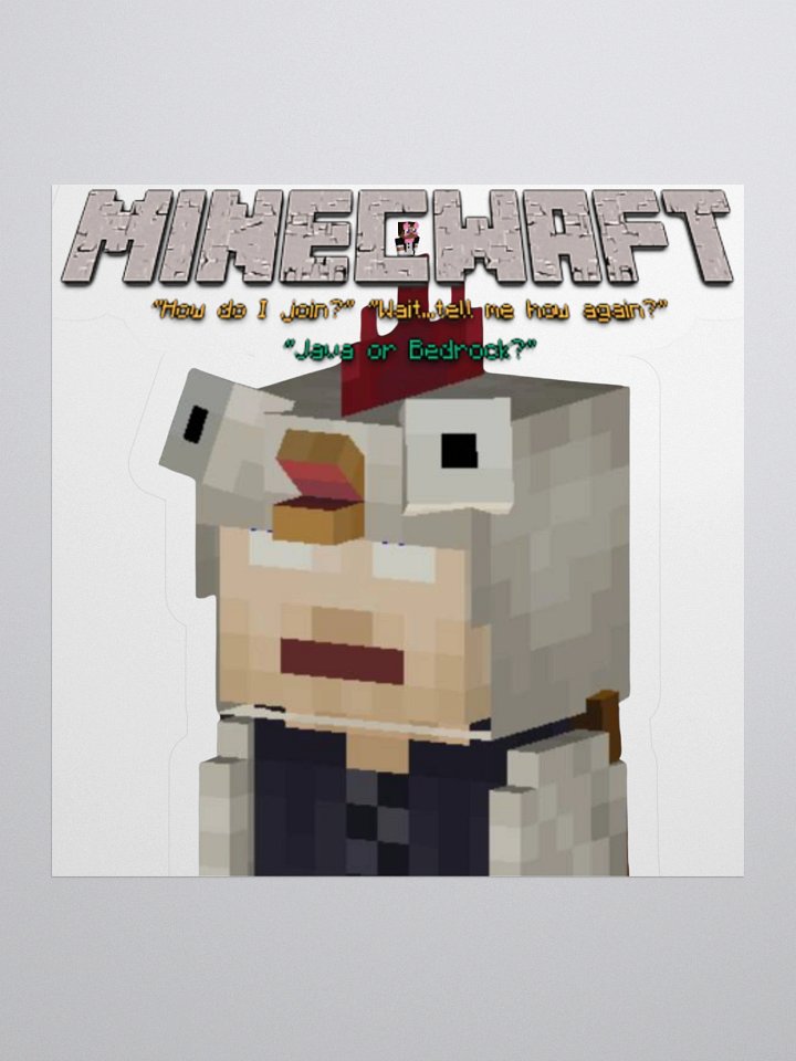It's Minecwaft Night! | Slaps Sticker product image (1)