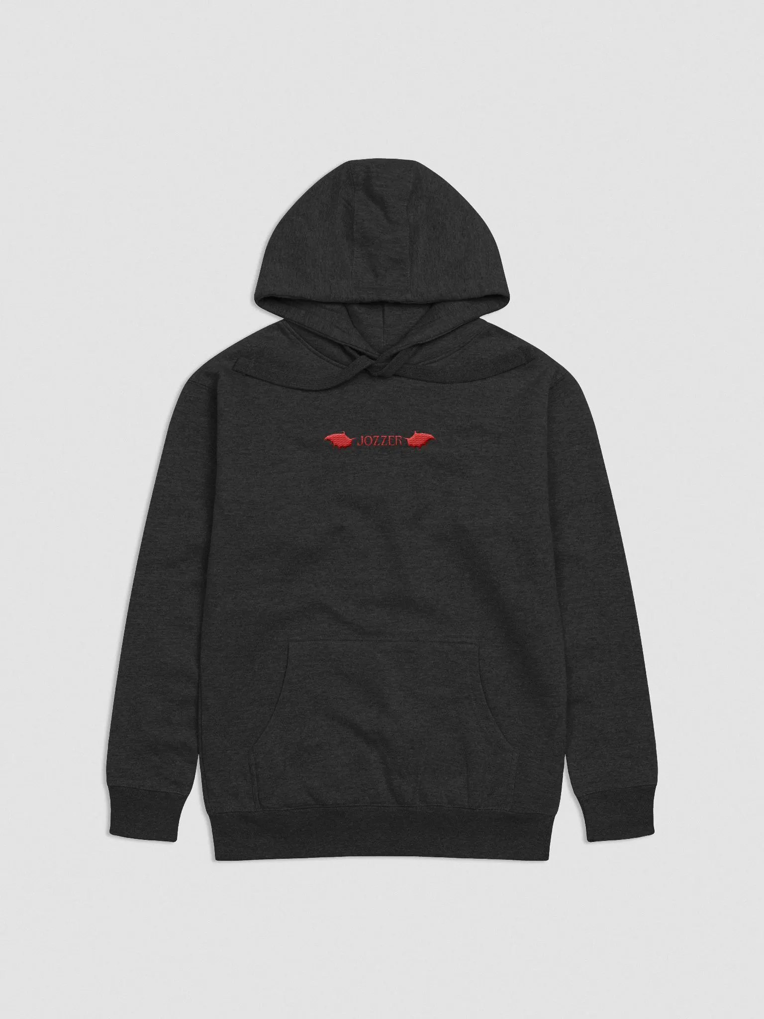 Jozzer Bat Wings Embroidered (Red Version) [Boyfriend Hoodie] product image (3)
