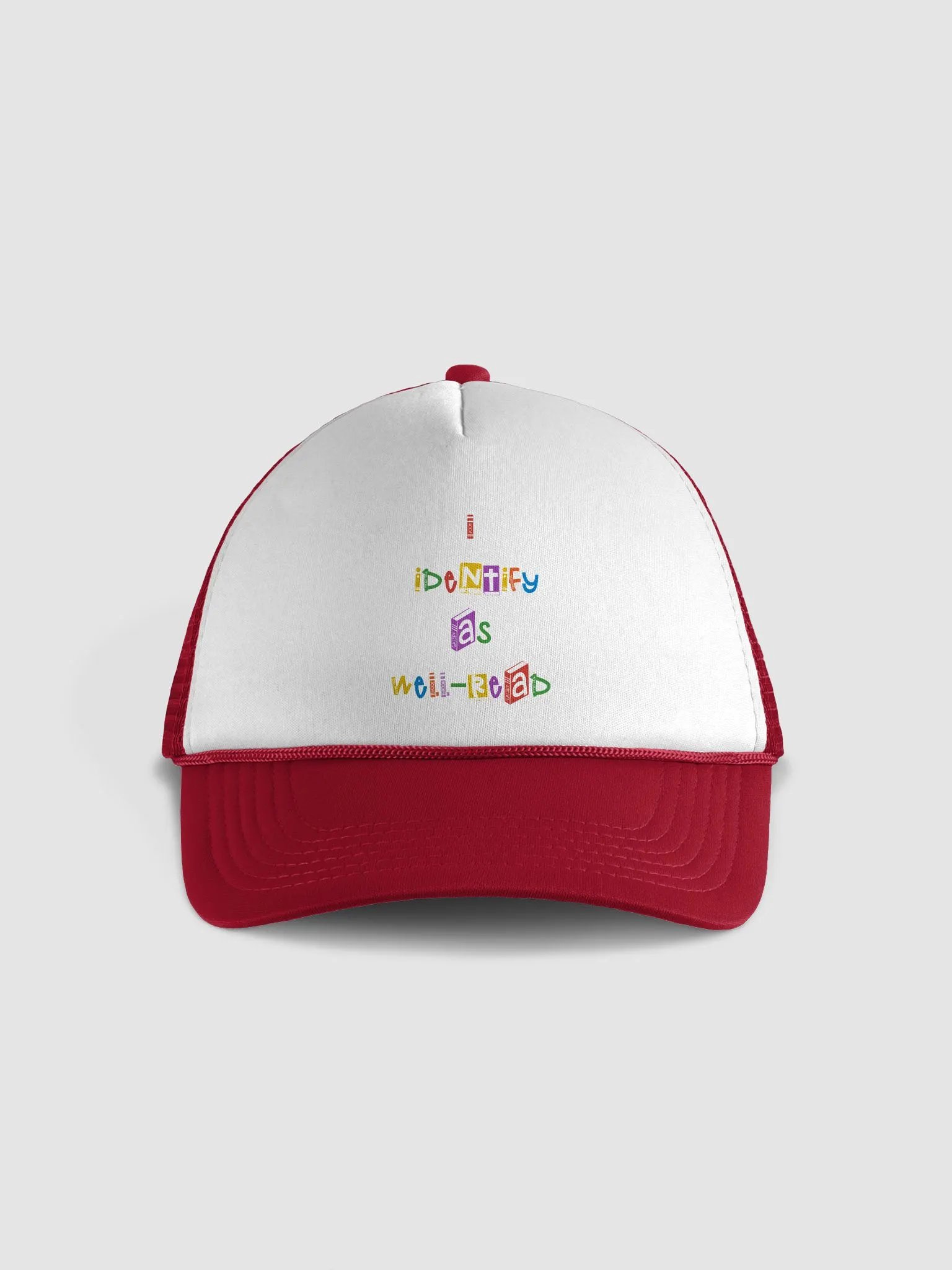 I Identify As Well-Read Trucker Hat product image (1)