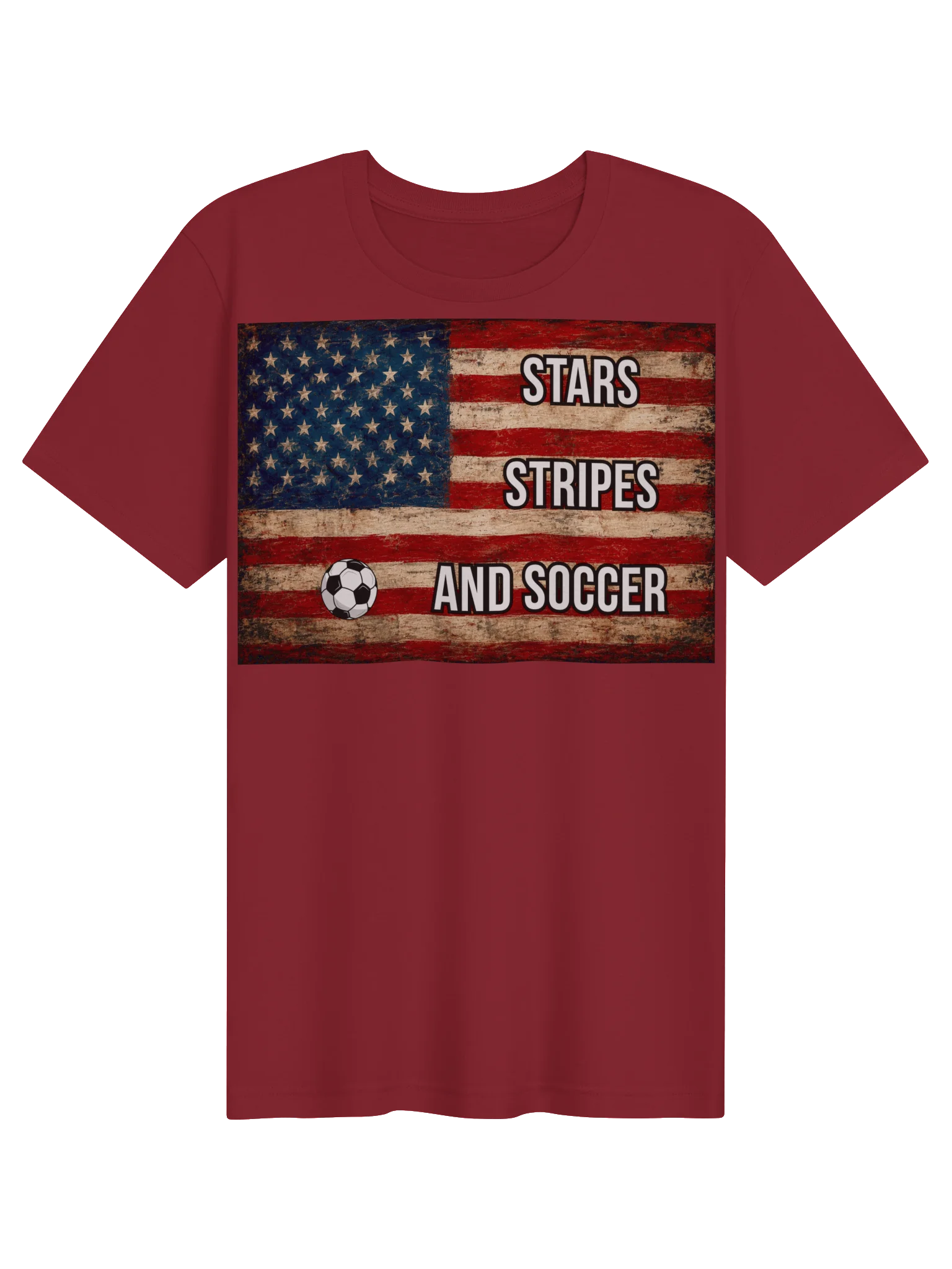 Stars, Stripes & Soccer Shirt | USA Soccer Fan T-Shirt product image (31)