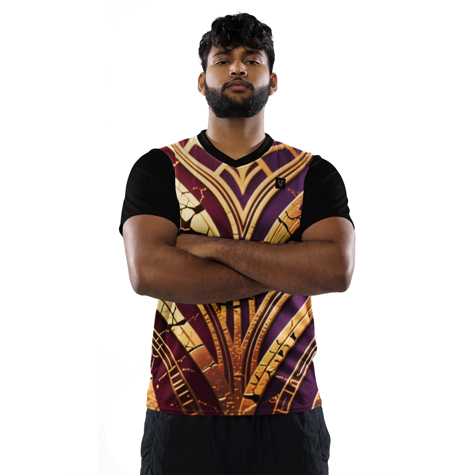 Lafate Store Designer Full Print Burgundy Kings Armor product image (2)