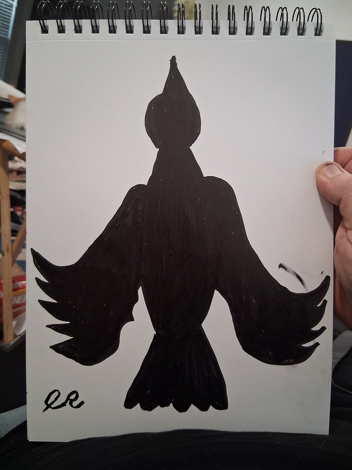 The Corvid is Coming Original Drawing product image (1)