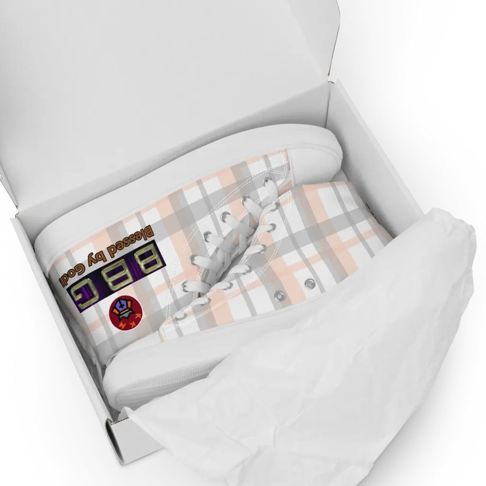 BBG Pale plaid High Tops product image (8)