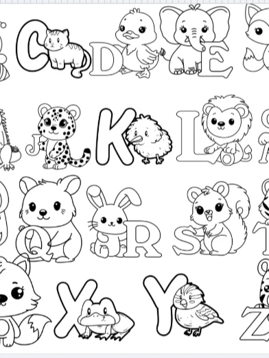 Baby's First ABC & 123 Colouring Pages product image (4)