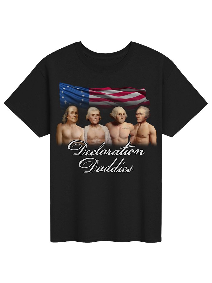 Declaration Daddies - Funny 4th of July Founding Fathers America 250 T-Shirt product image (1)