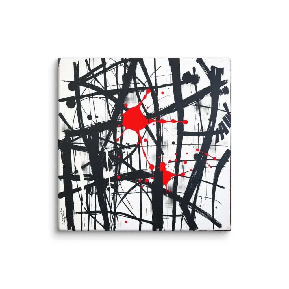 Crimson Disruption Wallart - Canvas Wallart - Gothic wallart product image (3)