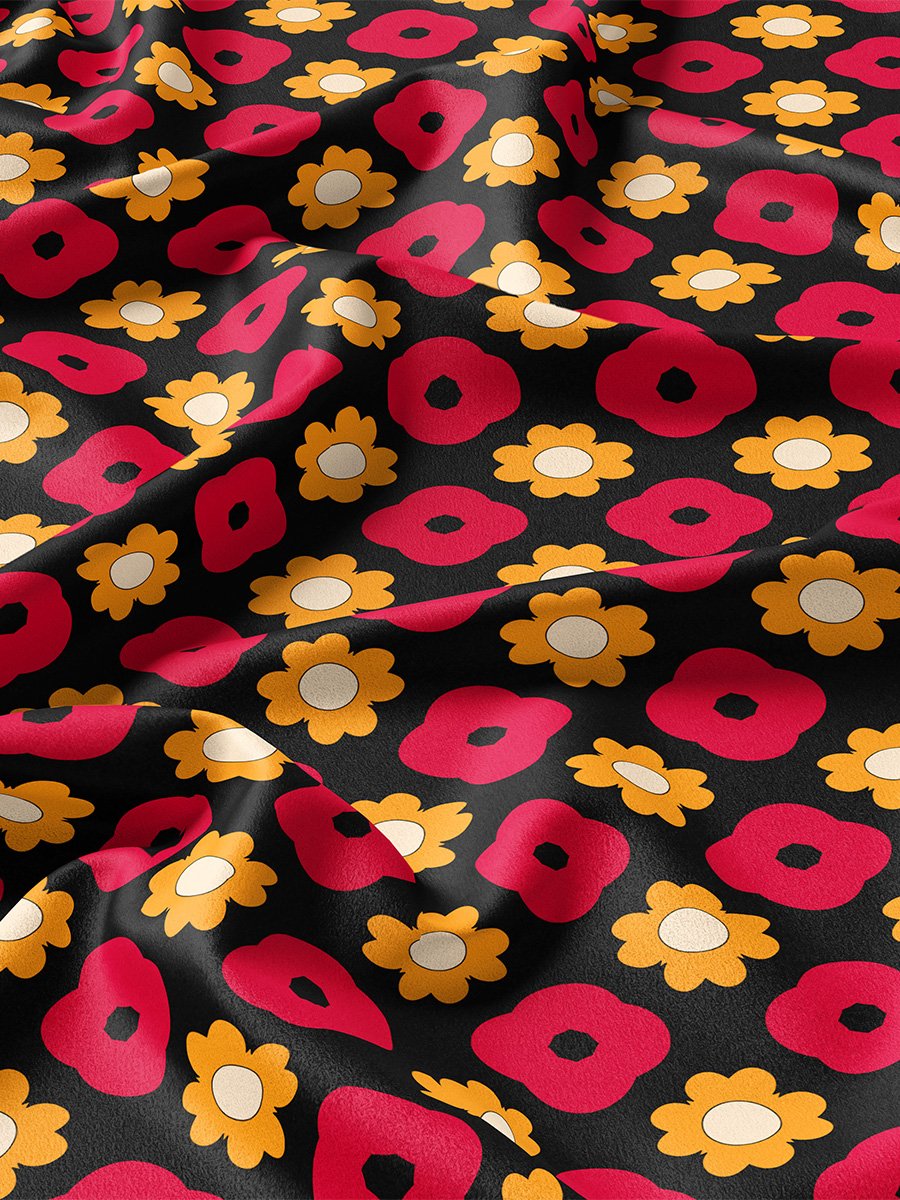 Moonlit Poppies Seamless Pattern product image (3)