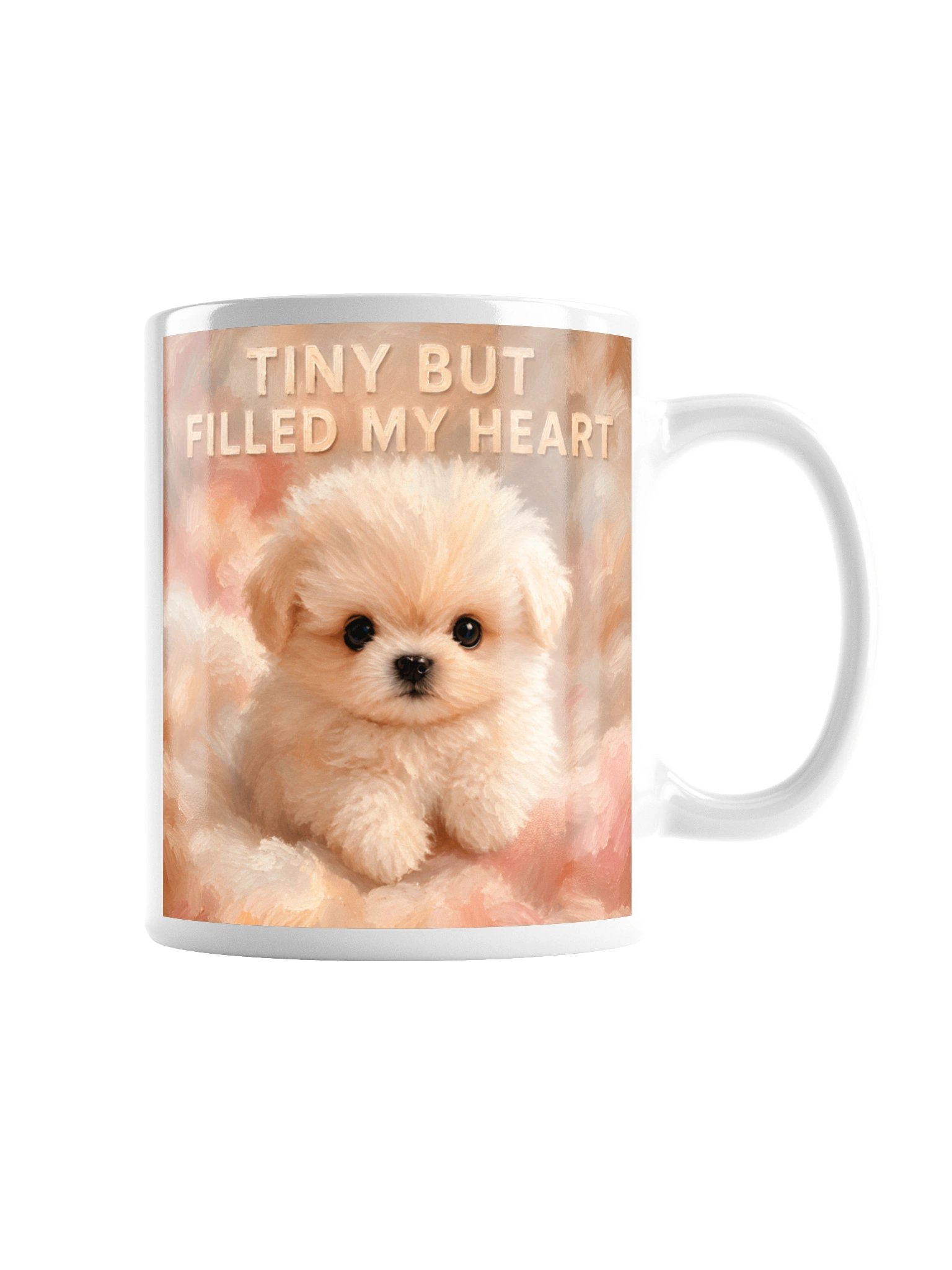 Tiny But Filled My Heart Mug | Teacup Puppy 11oz Coffee Mug | Cute Dog Gift For Dog Mom product image (3)