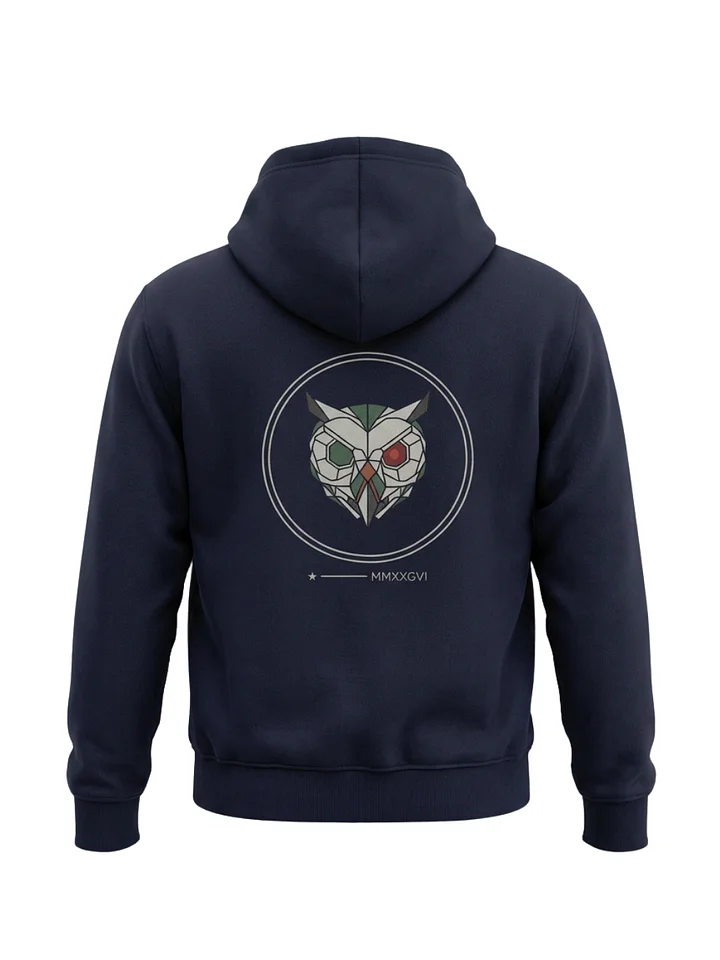Geometric Owl French Terry Hoodie product image (1)