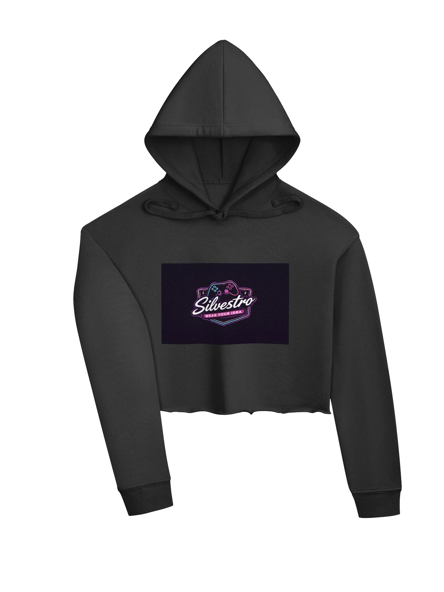 Womman Neon Gaming Dreams Crop Hoodie product image (3)