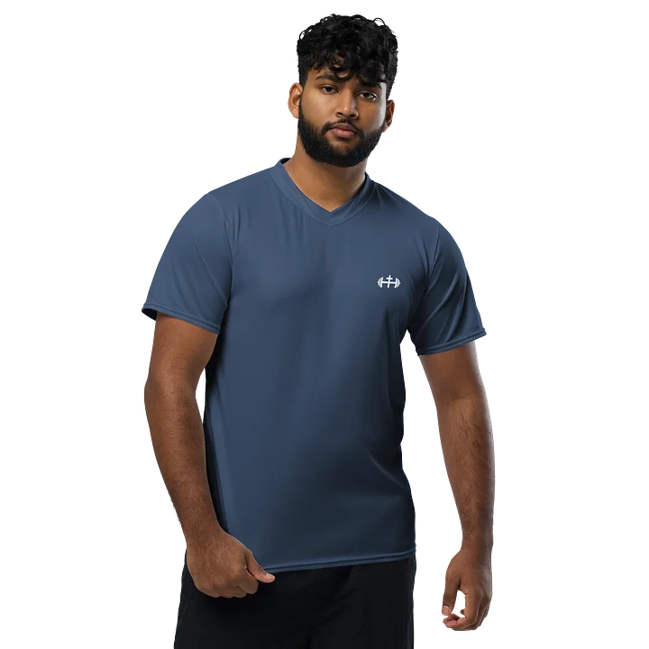 His House Mens Performance V-Neck T-Shirt - Merlot product image (1)