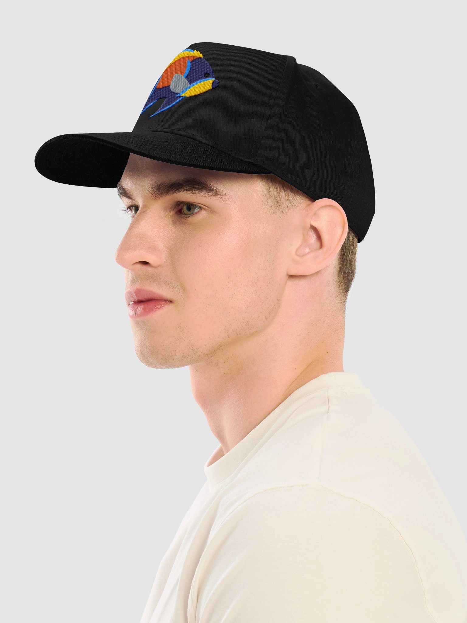 Majestic Angelfish Mid-Profile Baseball Cap (Embroidered) for Reef and Marine Aquarium Lovers product image (3)