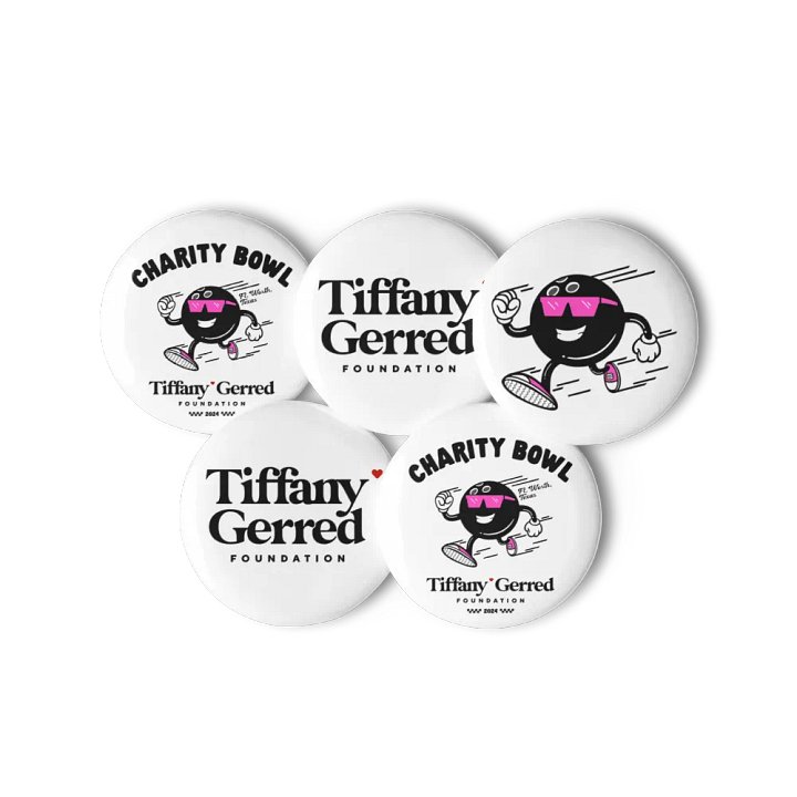 Charity Bowl Pin-On Buttons product image (1)