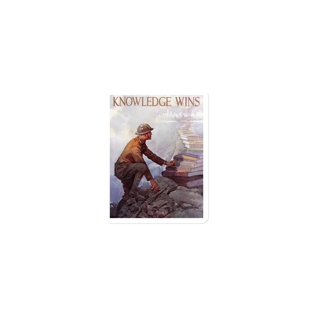Knowledge Wins (magnet) product image (1)