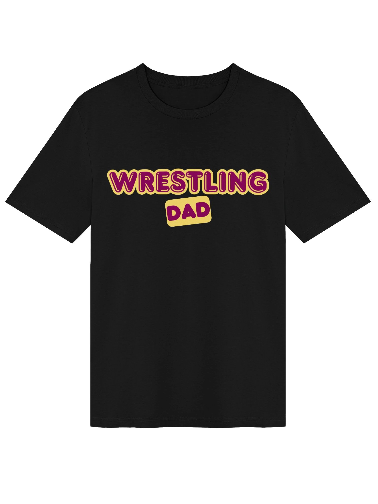 Wrestling Dad Bold Retro Tee product image (8)